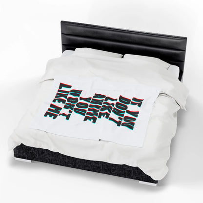 If You Don'T like Anime You Won'T like Me Velveteen Plush Blanket | Anime Statement Throw