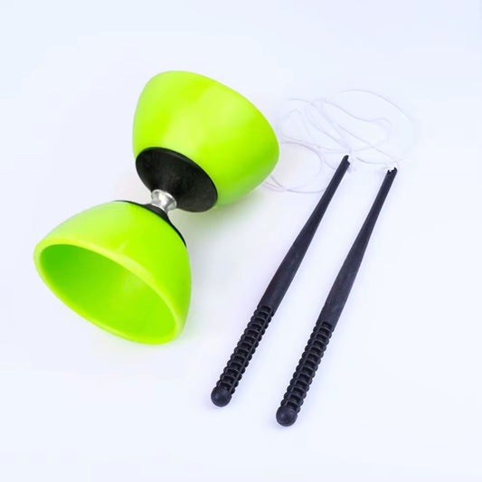 Chinese Diabolo Chinese Yo-Yo Diabolo Toy Leather Bowl Soft Material Thicken Top Child Diabolo Chinese Yoyo