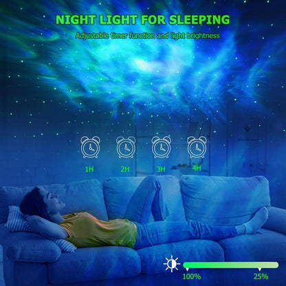 Galaxy Projector,Star Projector with Timer and Remote Control for Adults Bedroom