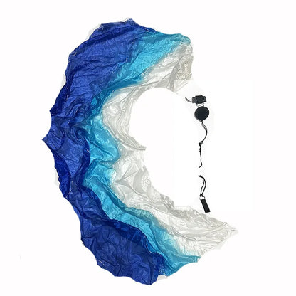 LED Throwing Ball Yarn Simulation Silk Luminous Glowing Ribbon Belly Dance Gymnastics Performance Props Glow Dance Scarf Ball