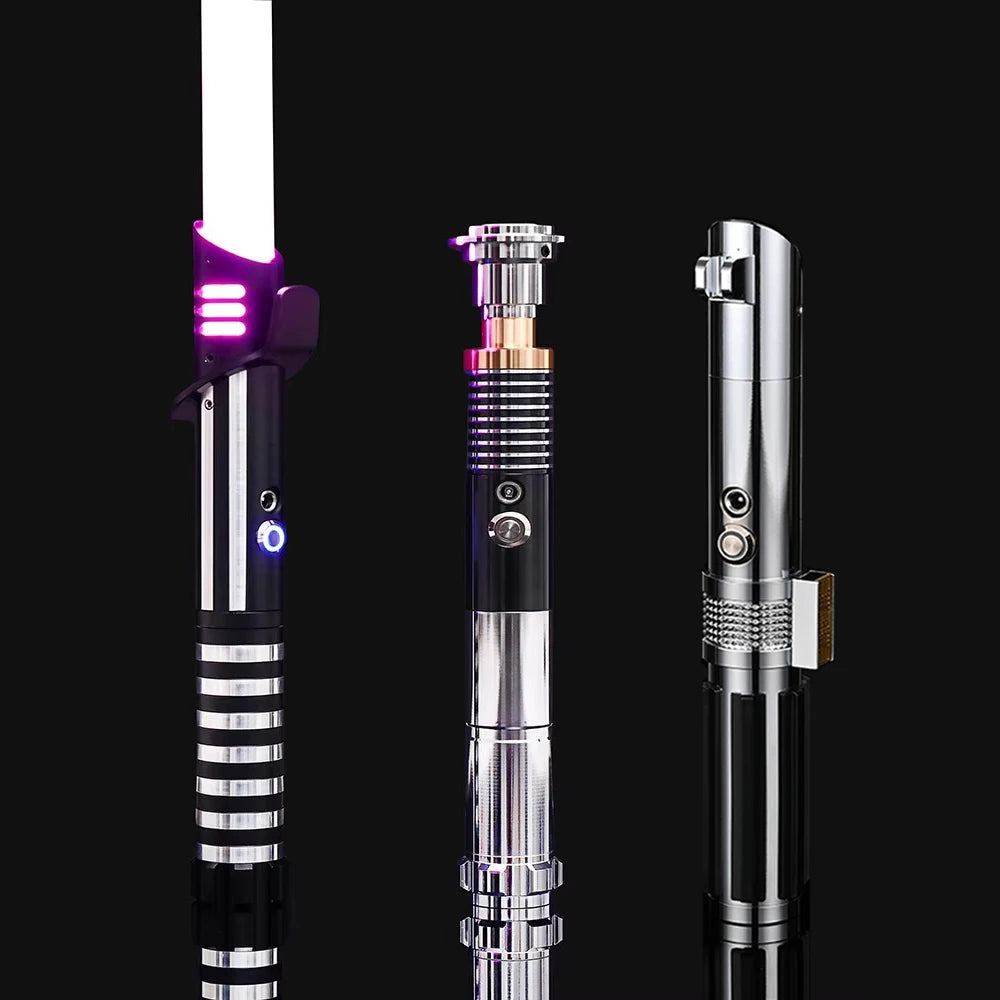 Luke RGB Metal Lightsaber Laser Sword Sabre De Luz Kpop Lightstick Flashing Rave Toys Espada Brinquedos Juguetes Zabawki