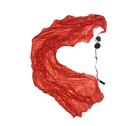 LED Throwing Ball Yarn Simulation Silk Luminous Glowing Ribbon Belly Dance Gymnastics Performance Props Glow Dance Scarf Ball