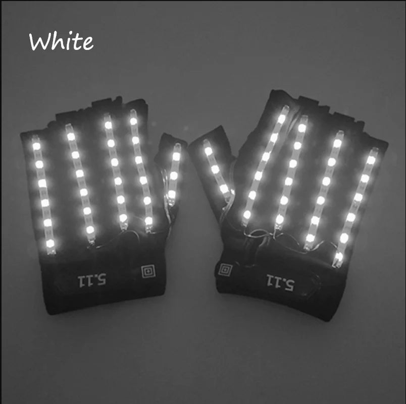 Cyberpunk Futuristic Luminous Cosplay Glasses Rave Cyber Light up Goggles LED Glowing Glasses for Man Women Dance Show Props