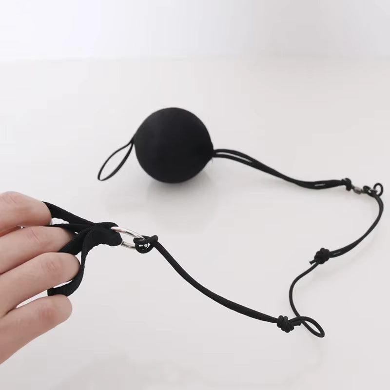 Belly Dance Thrown Ball Poi Chain Balls for Stage Performance Props 1Pc Adjustable Belly Dance Silk Veil Poi Ball Black