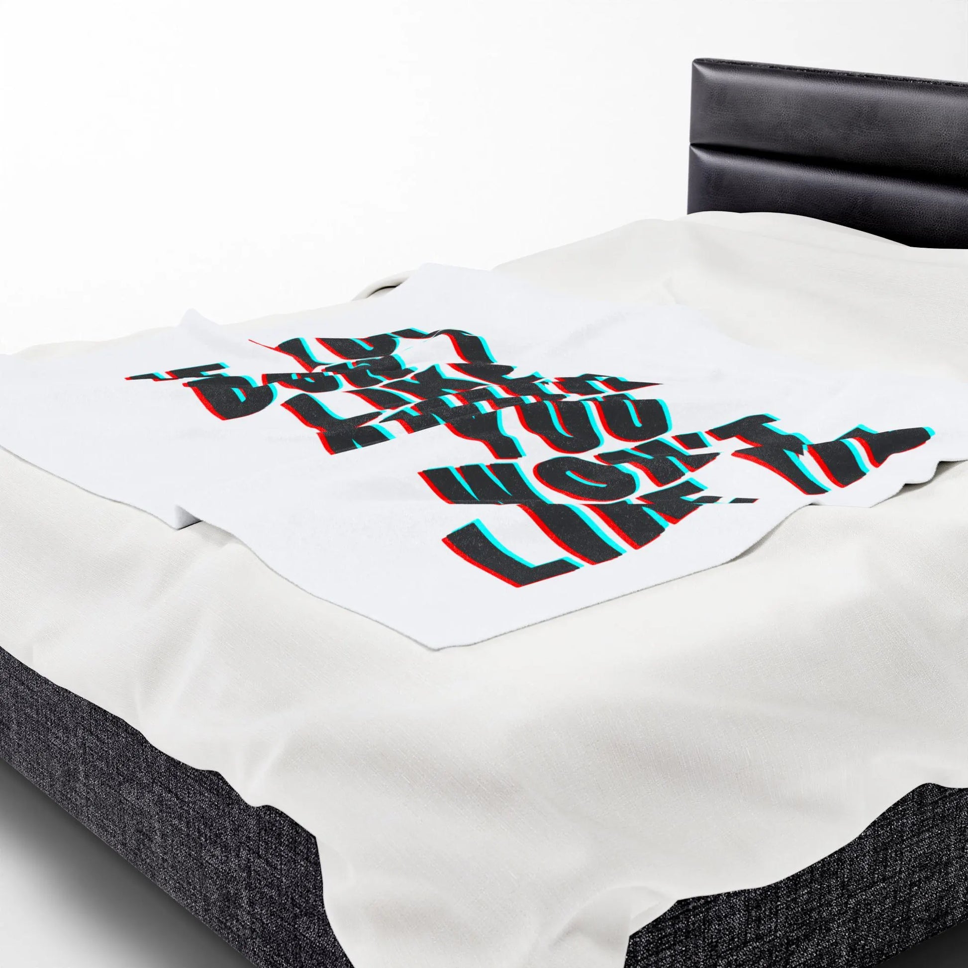 If You Don'T like Anime You Won'T like Me Velveteen Plush Blanket | Anime Statement Throw